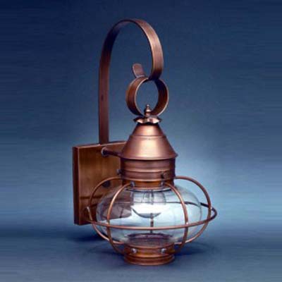 2502-C Caged Onion Wall Lantern