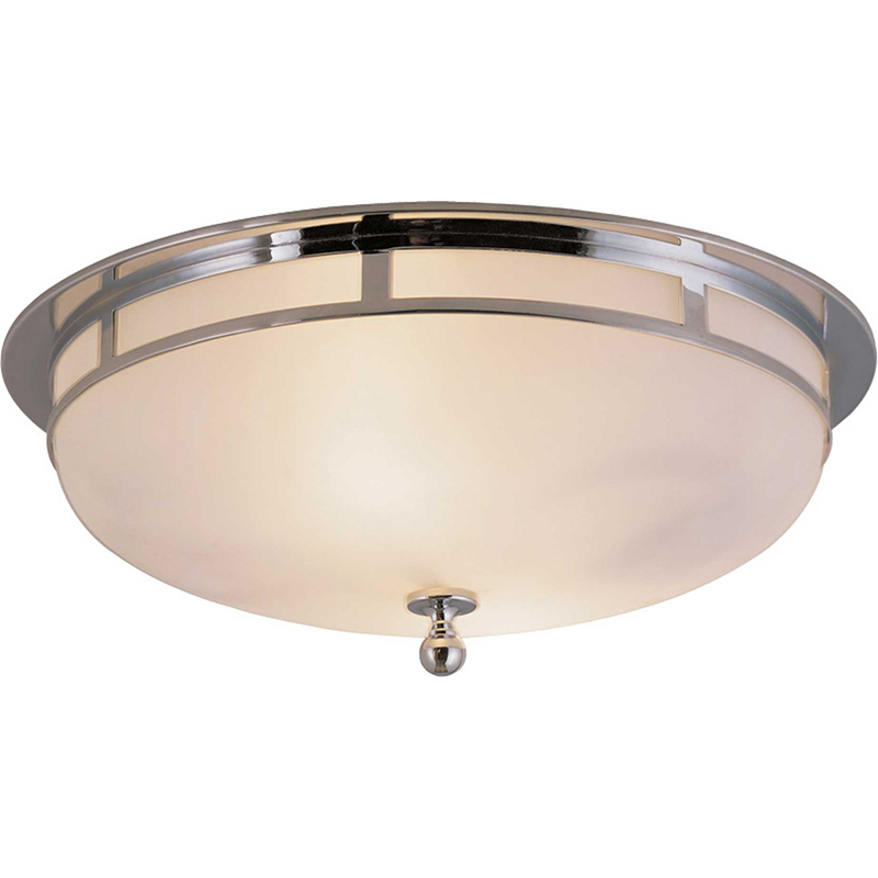 Openwork Large Flush Mount - Polished Nickel