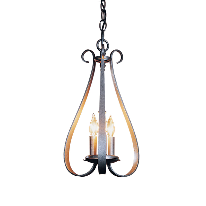 Sweeping Taper 3 Arm Chandelier