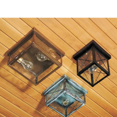 1101S Colonial Flush Mount Lights