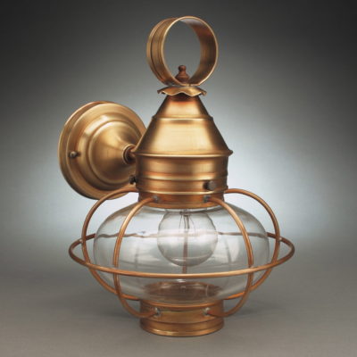 0525-C Caged Onion Wall Lantern