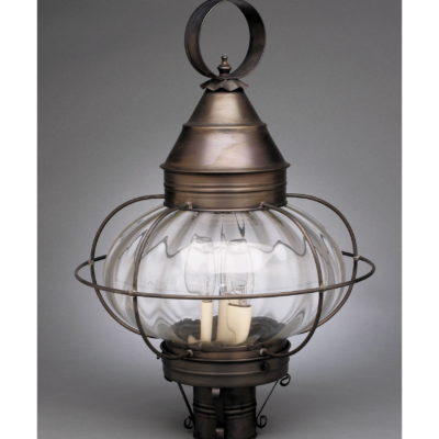 2507-O Caged Onion Post Lantern