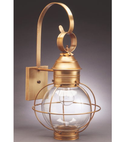 2803-C Round Caged Onion Wall Lantern