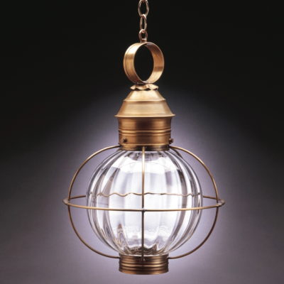 2804-O Round Caged Onion Hanging Lantern