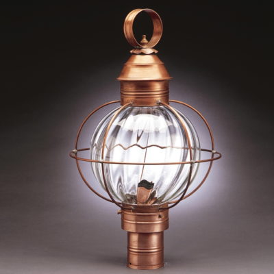 2804-O Round Caged Onion Post Lantern