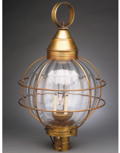 2806-O Round Caged Onion Post Lantern