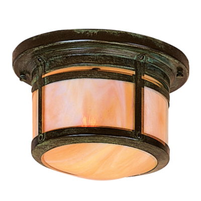 BB-7 Arts & Crafts Exterior Flush Mount Lantern