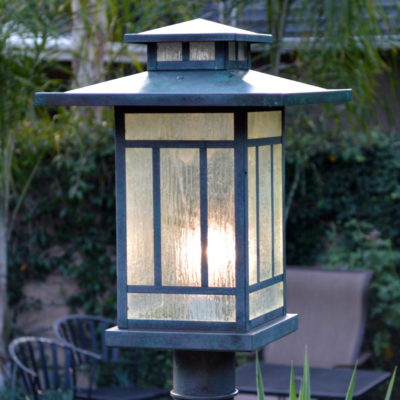 KB-12 Arts & Crafts Post Lantern