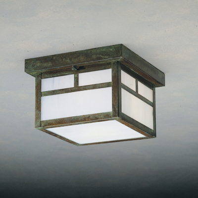 MB-6 Arts & Crafts Exterior Flush Mount Lantern