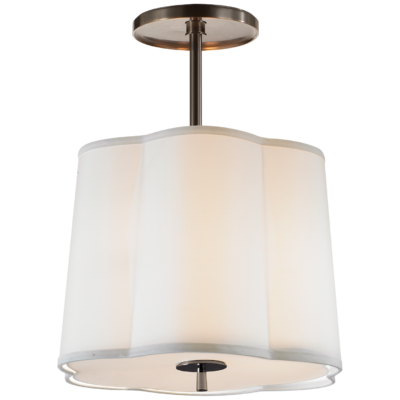 Simple Scallop Hanging Shade - Bronze