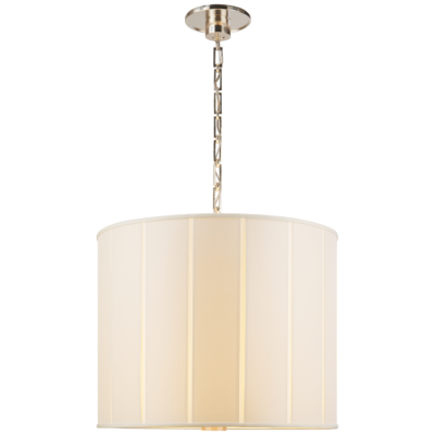 Perfect Pleat Hanging Shade - Soft Silver