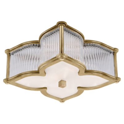 Lana Flush Mount - Natural Brass