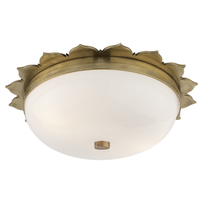 Rachel Small Flush Mount - Natural Brass