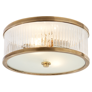 Randolph Large Flush Mount - Antique Brass