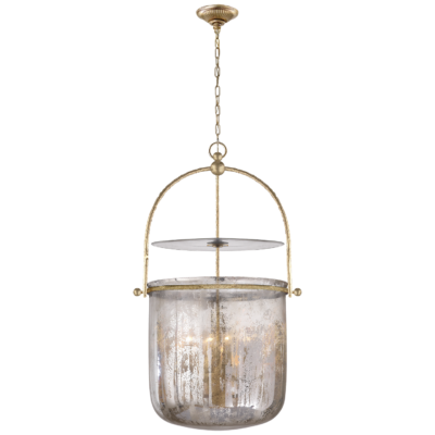 Smoke Bell Lantern - Gilded Iron