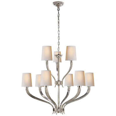 Ruhlmann Chandelier - Polished Nickel
