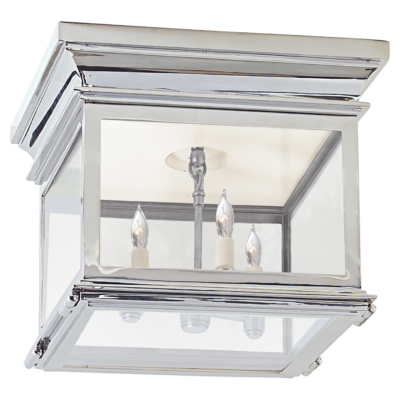 Club Small Flush Mount - Polished Nickel