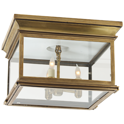 Club Large Flush Mount - Antique Burnished-Brass