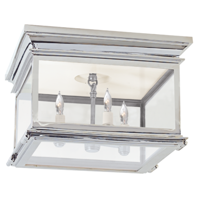 Club Large Flush Mount - Polished Nickel