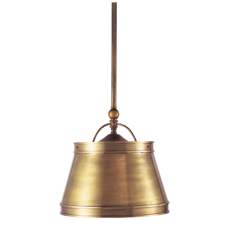 Sloane Hanging Antique Brass Shade