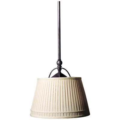 Sloane Hanging Linen Shade - Bronze