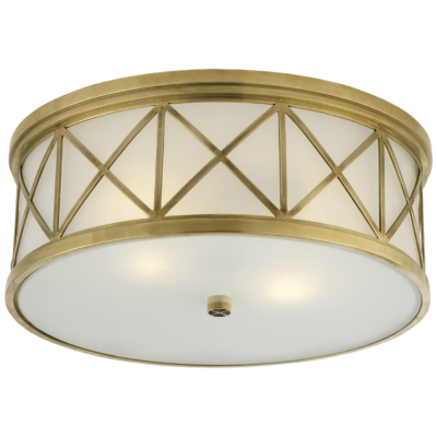 Montpelier Large Flush Mount - Antique Brass