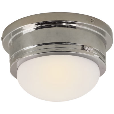 Marine Medium Flush Mount - Polished Nickel