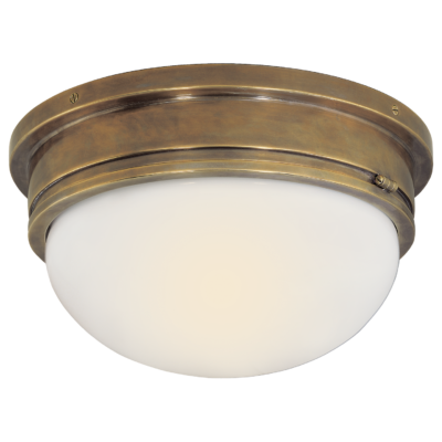 Marine Large Flush Mount - Antique Brass