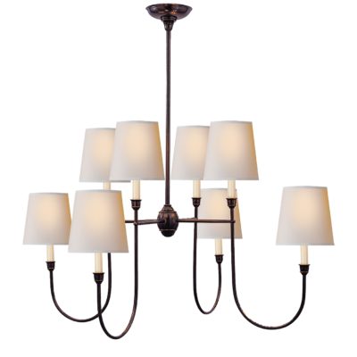 Vendome Large Chandelier - Bronze