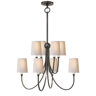 Reed Large Chandelier - Bronze