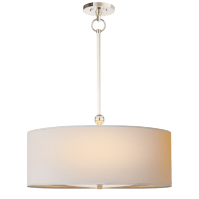 Reed Hanging Shade - Polished Nickel