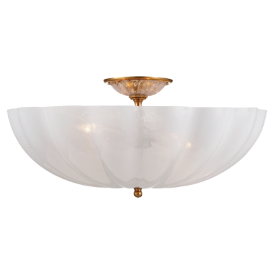 Rosehill Semi-Flush Mount - Antique Brass