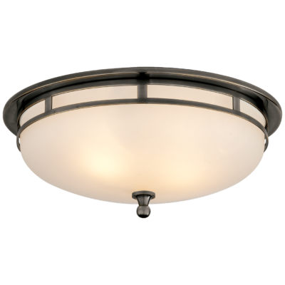 Openwork Large Flush Mount - Bronze