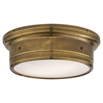 Siena Large Flush Mount - Hand-Rubbed Antique Brass