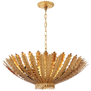 Leaf Bowl Chandelier - Gild