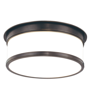 Geneva Medium Flush Mount - Old Bronze