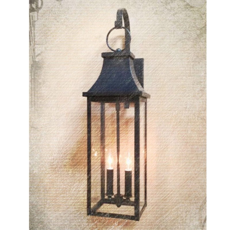 8201-OTW Ring Top Coach Wall Lantern