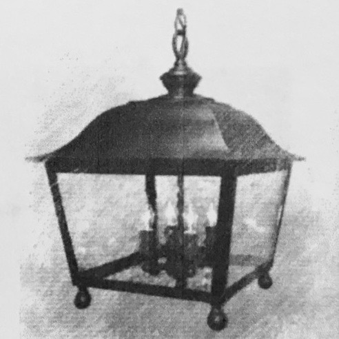 Roll Top Hanging Lantern