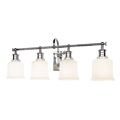 Keswick Chrome 4 - Light Bath Sconce