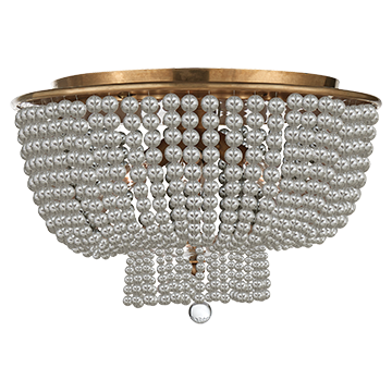 Jacqueline Flush Mount - Antique Brass