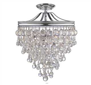 Calypso Semi-Flush - Chrome