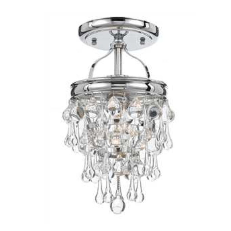 Calypso Small Semi-Flush - Chrome