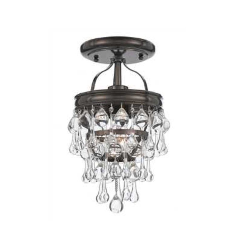 Calypso Small Semi-Flush - Bronze