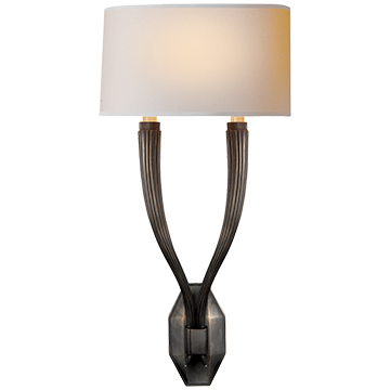 Ruhlmann Double Sconce - Bronze