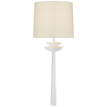 Medium Tall Sconce - Matte White