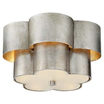 Arabelle Flush Mount - Silver Leaf