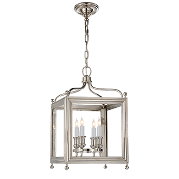 Greggory Small Lantern - Polished Nickel