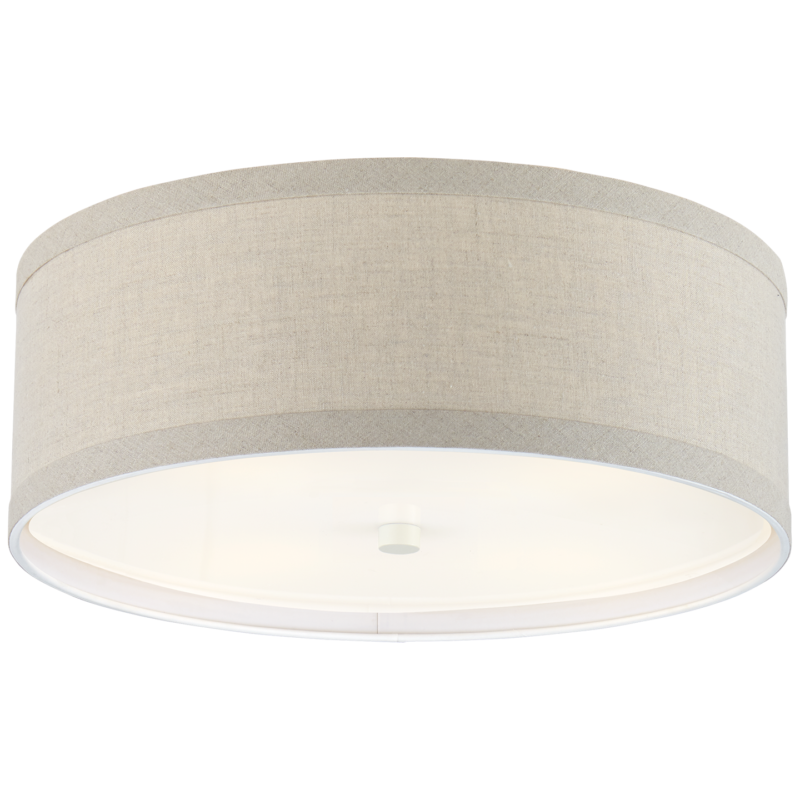 Shaded Flush Mount - 18" Cream