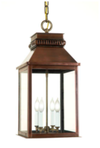 4 Light Colonial Hanging Lantern