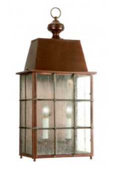 513 Caged Box Wall Mount Lantern